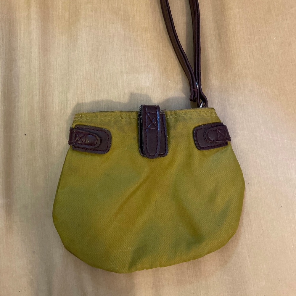 Olive Zipper Coin Purse Pouch Great For Cosplay